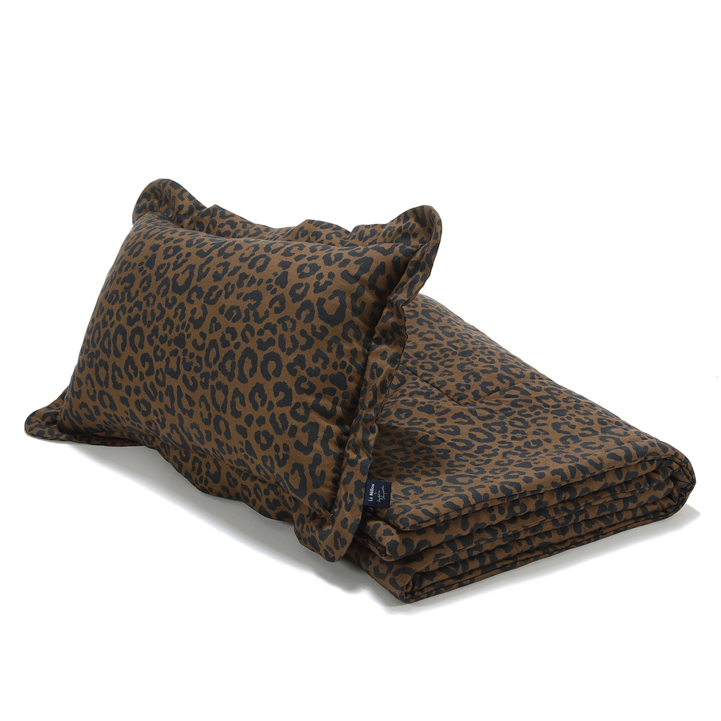 Bamboo Bedding Set LEOPARD CHOCO
